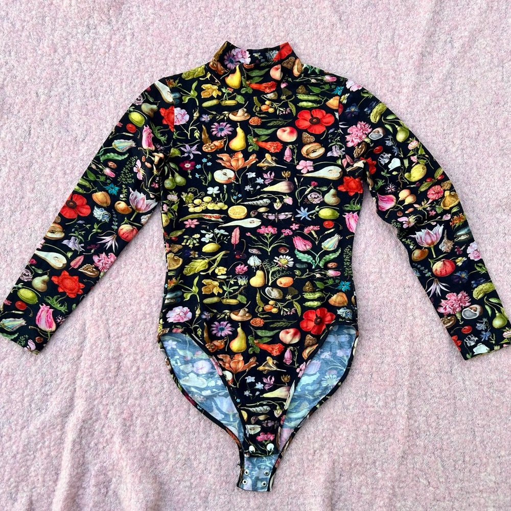 Samantha Pleet Forager Print Bodysuit